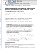 Cover page: Neoadjuvant Radiotherapy is Associated with R0 Resection and Improved Survival for Patients with Extremity Soft Tissue Sarcoma Undergoing Surgery: A National Cancer Database Analysis