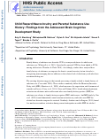 Cover page: Child reward neurocircuitry and parental substance use history: Findings from the Adolescent Brain Cognitive Development Study