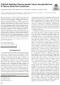 Cover page: GABABR-Mediated Paraneoplastic Limbic Encephalitis Due To Thymic Small Cell Carcinoma