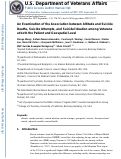 Cover page: An examination of the association between altitude and suicide deaths, suicide attempts, and suicidal ideation among veterans at both the patient and geospatial level.