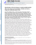 Cover page: Atezolizumab as first-line treatment in cisplatin-ineligible patients with locally advanced and metastatic urothelial carcinoma: a single-arm, multicentre, phase 2 trial.