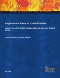 Cover page: Health, Nutrition and Population (NHP) Discussion Paper.  Progression of Tobacco Control Policies: Lessons from the United States and Implications for Global Action