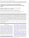 Cover page: Occurrence of crassulacean acid metabolism in Colombian orchids determined by leaf carbon isotope ratios