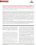 Cover page: Characteristics and Treatments of Patients Enrolled in the CHAMP‐HF Registry Compared With Patients Enrolled in the PARADIGM‐HF Trial