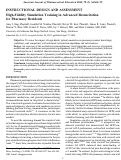 Cover page: High-Fidelity Simulation Training in Advanced Resuscitation for Pharmacy Residents