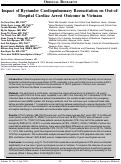 Cover page: Impact of Bystander Cardiopulmonary Resuscitation on Out-of- Hospital Cardiac Arrest Outcome in Vietnam