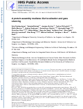 Cover page: A protein assembly mediates Xist localization and gene silencing