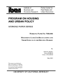 Cover page: Measuring Land-Use Regulations and Their Effects in the Housing Market