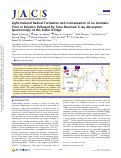 Cover page: Light-Induced Radical Formation and Isomerization of an Aromatic Thiol in Solution Followed by Time-Resolved X‑ray Absorption Spectroscopy at the Sulfur K‑Edge