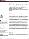 Cover page: Clovis points and foreshafts under braced weapon compression: Modeling Pleistocene megafauna encounters with a lithic pike