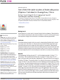 Cover page: Semi-field life-table studies of Aedes albopictus (Diptera: Culicidae) in Guangzhou, China.