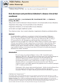 Cover page: Risk disclosure and preclinical Alzheimer's disease clinical trial enrollment