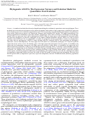 Cover page: Phylogenetic ANOVA: The Expression Variance and Evolution Model for Quantitative Trait Evolution