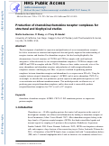 Cover page: Chapter Eleven Production of Chemokine/Chemokine Receptor Complexes for Structural Biophysical Studies