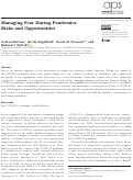 Cover page: Managing Fear During Pandemics: Risks and Opportunities.