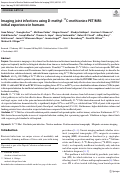 Cover page: Imaging joint infections using D-methyl-11C-methionine PET/MRI: initial experience in humans