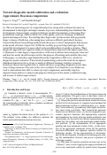 Cover page: Toward diagnostic model calibration and evaluation: Approximate Bayesian computation