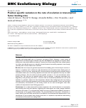 Cover page: Position specific variation in the rate of evolution in transcription factor binding 
sites