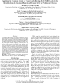 Cover page: Applying the Common Model of Cognition to Resting-State fMRI Leads to theIdentification of Abnormal Functional Connectivity in Parkinson’s Disease