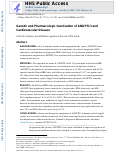 Cover page: Genetic and Pharmacologic Inactivation of ANGPTL3 and Cardiovascular Disease