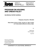 Cover page: Price Discovery in Time and Space: The Course of Condominium Prices in Singapore