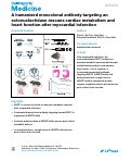 Cover page: A humanized monoclonal antibody targeting an ectonucleotidase rescues cardiac metabolism and heart function after myocardial infarction