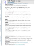 Cover page: Biosynthesis of Isonitrile Lipopeptide Metallophores from Pathogenic Mycobacteria