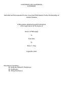 Cover page: Individual and Environmental Factors Associated With Student-Teacher Relationships of Autistic Students