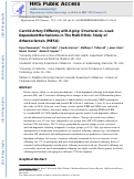 Cover page: Carotid Artery Stiffening With Aging: Structural Versus Load-Dependent Mechanisms in MESA (the Multi-Ethnic Study of Atherosclerosis)