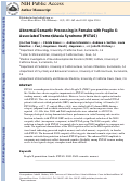 Cover page: Abnormal semantic processing in females with fragile X‐associated tremor/ataxia syndrome