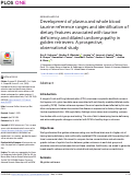 Cover page: Development of plasma and whole blood taurine reference ranges and identification of dietary features associated with taurine deficiency and dilated cardiomyopathy in golden retrievers: A prospective, observational study