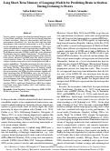 Cover page: Long-Term Plausibility of Language Models and Neural Dynamics during Narrative Listening