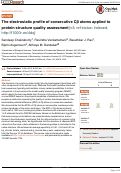 Cover page: The electrostatic profile of consecutive Cβ atoms applied to protein structure quality assessment