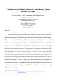 Cover page: Calculating the probability of injected carbon dioxide plumes encountering faults