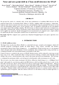 Cover page: Noise and zero point drift in 1.7 mu m cutoff detectors for SNAP
