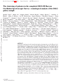 Cover page: The clustering of galaxies in the completed SDSS-III Baryon Oscillation Spectroscopic Survey: cosmological analysis of the DR12 galaxy sample