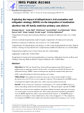 Cover page: Exploring the impact of mifepristone's risk evaluation and mitigation strategy (REMS) on the integration of medication abortion into US family medicine primary care clinics✰,✰✰