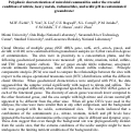 Cover page: Polyphasic characterization of microbial communities under the stressful conditions of nitrate, heavy metals, radionuclides, and acidic pH in contaminated groundwater