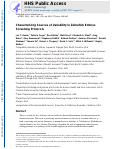 Cover page: Characterizing sources of variability in zebrafish embryo screening protocols.