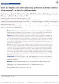 Cover page: Does Medicaid cover artificial urinary sphincter and male urethral sling surgery?—a state-by-state analysis