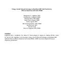 Cover page: Using a Social Network Strategy to Distribute HIV Self-Test Kits to African American and Latino MSM