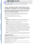 Cover page: Training contraceptive providers to offer intrauterine devices and implants in contraceptive care: a cluster randomized trial.