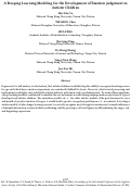 Cover page: A Deeping Learning Modeling for the Development of Emotion judgement in Autistic Children