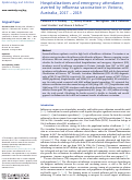 Cover page: Hospitalizations and emergency attendance averted by influenza vaccination in Victoria, Australia, 2017 - 2019.