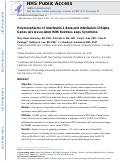 Cover page: Polymorphisms of Interleukin-1 Beta and Interleukin-17Alpha Genes Are Associated With Restless Legs Syndrome