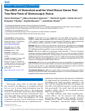 Cover page: The eRDS v6 Stereotest and the Vivid Vision Stereo Test: Two New Tests of Stereoscopic Vision.