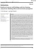 Cover page: Reinforced concrete wall buildings with force‐limiting connections: Modeling effects and uncertainty propagation