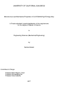 Cover page: Microstructure and Mechanical Properties of CoCrFeMnNi High Entropy Alloy