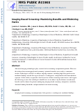 Cover page: Imaging-based screening: maximizing benefits and minimizing harms