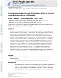 Cover page: Complementary Neural Circuits for Divergent Effects of Oxytocin: Social Approach Versus Social Anxiety